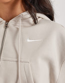 Nike Phoenix Fleece Loose Full-Zip Cropped Hoodie