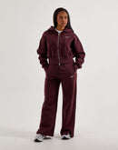 Nike Phoenix Fleece Loose Full-Zip Cropped Hoodie