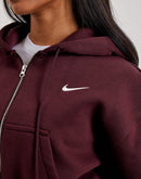 Nike Phoenix Fleece Loose Full-Zip Cropped Hoodie