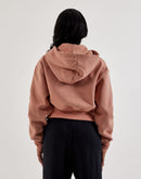 Nike Phoenix Fleece Loose Full-Zip Cropped Hoodie