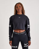 Nike Pro Dri-FIT French Terry Fleece Crewneck Sweatshirt
