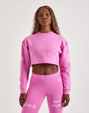 Nike Pro Dri-FIT French Terry Fleece Crewneck Sweatshirt