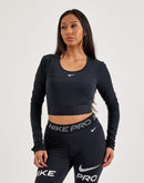 Nike Pro Dri-FIT Cropped Long-Sleeve Top