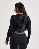 Nike Pro Dri-FIT Cropped Long-Sleeve Top