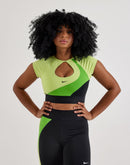 Nike Pro Sculpt Padded Short-Sleeve Sports Bra