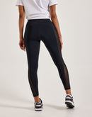 Nike Pro Mid-Rise Mesh-Paneled Leggings