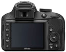 Nikon D3300 DX-format Digital SLR Kit w/ 18-55mm DX VR II Zoom Lens Black
