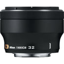 Nikon 1 Nikkor 32mm f/1.2 CX Lens Black