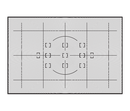Nikon Focusing Screen Type E Brite View, Grid, 12mm CW Circle