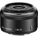 Nikon 1 Nikkor 18.5mm f/1.8 CX Lens Black