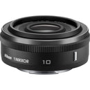 Nikon 1 Nikkor 10mm f/2.8 CX Lens Black