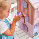 Play & Store Cottage Wooden Dollhouse With 36 Accessories