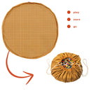 Organic Grid Mustard Storage Bag