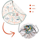 Paris Map Toy Storage Bag