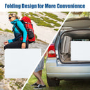 Portable Folding Camping Table With Carrying Handle for Picnic-White