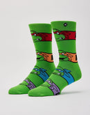 Odd Sox TMNT Bars Crew Socks