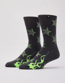 Odd Sox Stars And Flames Crew Socks