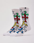 Odd Sox Color Crosses Crew Socks