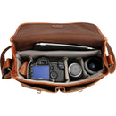ONA The Brixton Camera and Laptop Messenger Bag Antique Cognac Leather