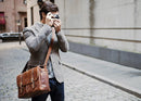 ONA The Brixton Camera and Laptop Messenger Bag Antique Cognac Leather