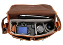 ONA The Brixton Camera and Laptop Messenger Bag Dark Truffle Leather