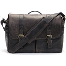 ONA The Brixton Camera and Laptop Messenger Bag Dark Truffle Leather