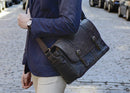 ONA The Brixton Camera and Laptop Messenger Bag Dark Truffle Leather