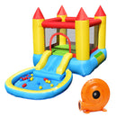 Inflatable Kids Slide Bounce House With 580w Blower
