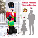 8 Feet Inflatable Nutcracker Soldier With 2 Built-in LED Lights
