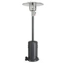 50000 BTU Stainless Steel Propane Patio Heater With Trip Over Protection-Gray