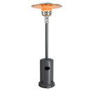 50000 BTU Stainless Steel Propane Patio Heater With Trip Over Protection-Gray