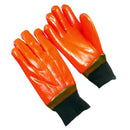 Seattle Glove Orange-Dipped Knit Work Gloves