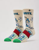 Odd Sox Peanuts Sleepy Time Crew Socks
