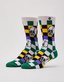 Odd Sox Dead Checkerboard Crew Socks