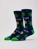 Odd Sox Get Lit Crew Socks