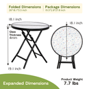 Abba Patio Foldable Side Table for Any Space