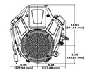 Briggs & Stratton 40T876-0009-G1 1" X 3 5-32" Vertical Recoil Commercial Series Engine