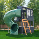 Backyard Discovery Skyfort III Cedar Swing Set w/ Tube Slide – DIY