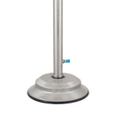 Stainless Steel NG portable patio heater with push button ignition: includes 12' steel lined mb sturgis hose set with 2 quick discconnects and shut off valve