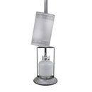 Stainless steel PROPANE patio heater with push button ignition- 2 boxes