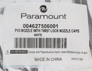 Paramount PV3 Nozzle with Twist Lock Cap White 004-627-5060-01
