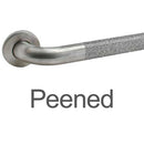 Bobrick B-6897.99 1-1/2" Diameter Two-Wall Toilet Compartment Grab Bar, Peened