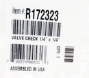 Pentair 1/4" x 1/4" Tube Check Valve | R172323