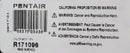 Pentair Clear Amber In-Line Automatic Chlorinator R171096