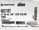 Pentair Intellibrite Architectural Series LED Pool Light RGBW 100' 120V 602187