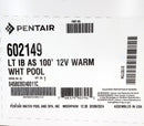 Pentair Intellibrite Architectural Series Warm White Pool Light 100' 12V 602149