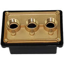 Pentair Junction Box Brass Base w/ Polycarbonate Cover - (3) - 3/4 in. ports | 78310600