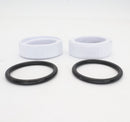 Pentair Legend II White Feed Hose Mender Nut, 2/Pack | LX20