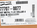 Pentair Sta-Rite Metal Flue Collar for MasterTemp Max-E-Therm Heater, 4" x 8" | 77707-0077