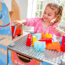 Llama Pinata Building Bricks Wooden Table With 50 Blocks